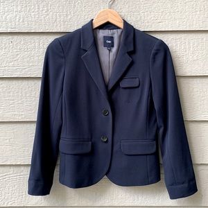 Gap Navy Blazer Boxy School Boy Cropped